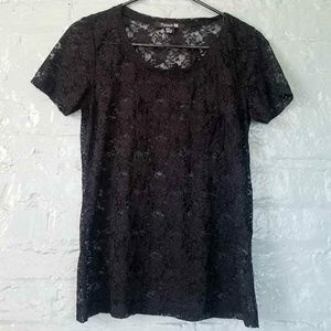 F21 Lace Tee
